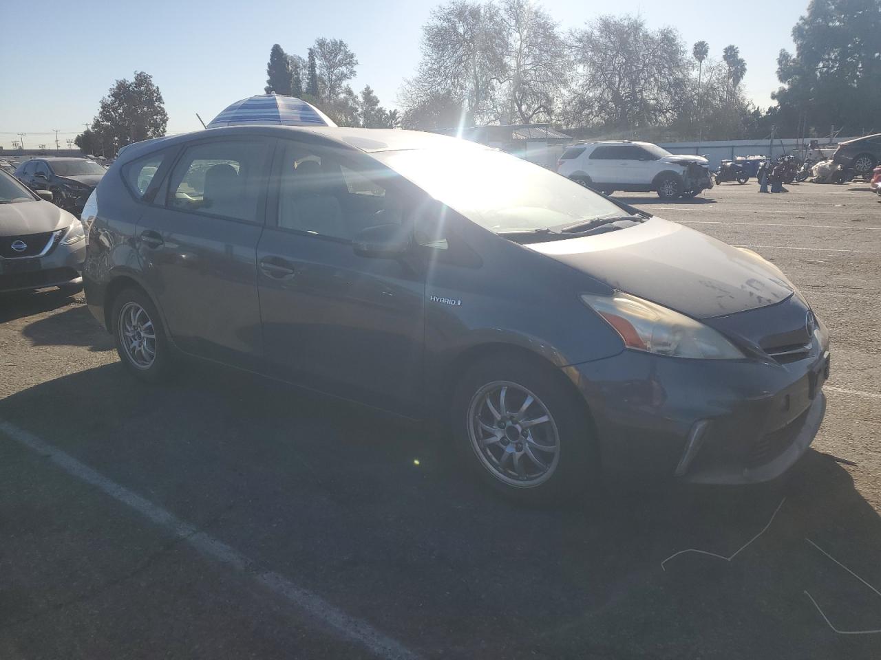 2012 Toyota Prius VIN JTDZN3EU8C3079863 Copart auction photo, side damage thumbnail 4