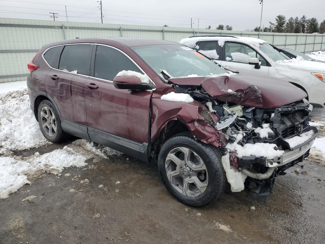 2019 Honda CR-V VIN 7FARW2H50KE062878 Copart auction photo, front end damage thumbnail 4