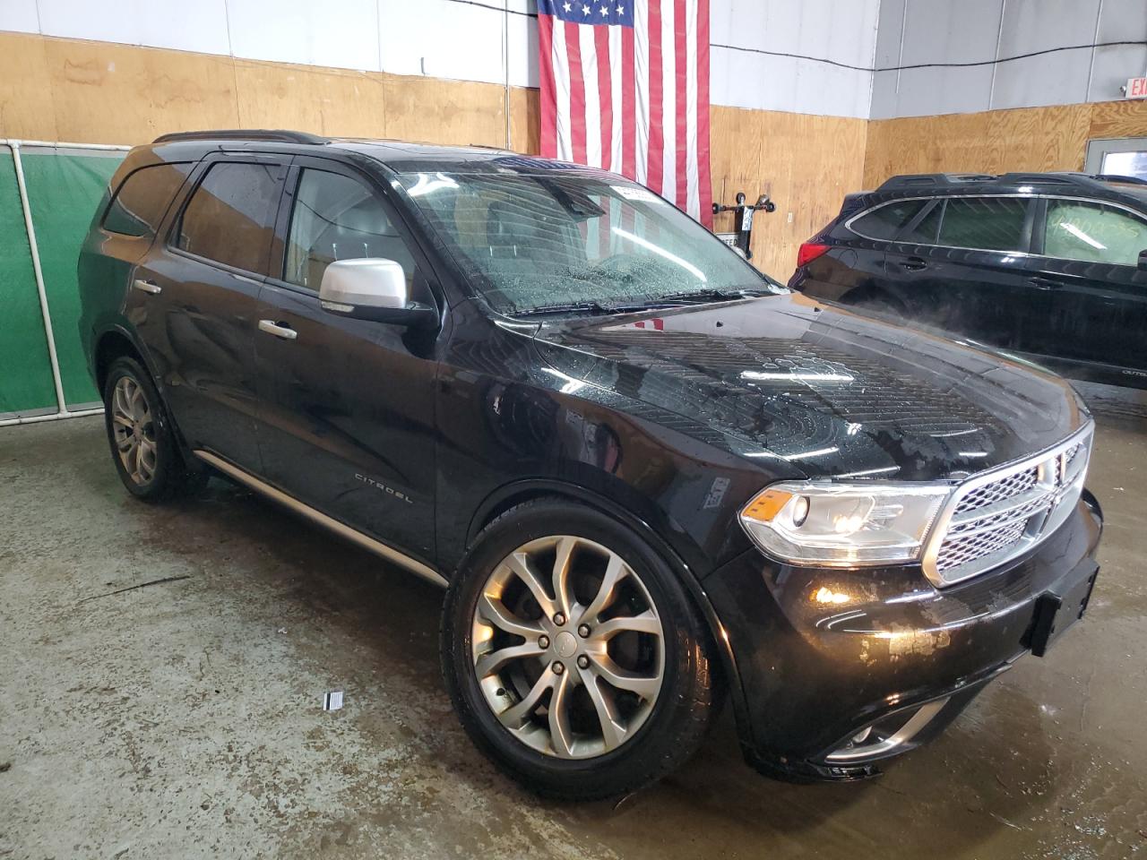 2017 Dodge Durango VIN 1C4RDJEG1HC930734 Copart auction photo, front end / undercarriage damage thumbnail 4