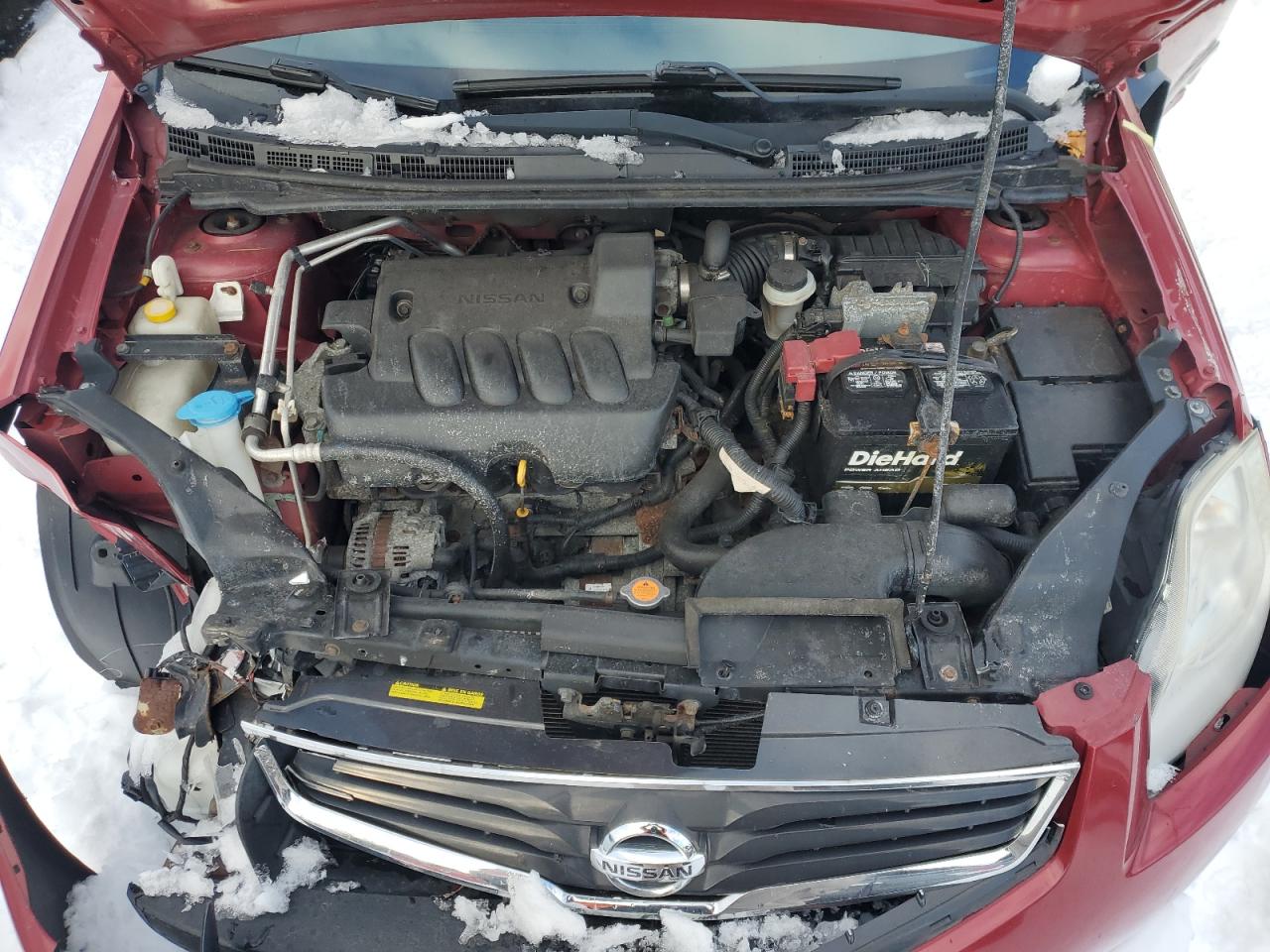 2011 Nissan Sentra VIN 3N1AB6AP5BL729116 Copart auction photo, all over damage thumbnail 11
