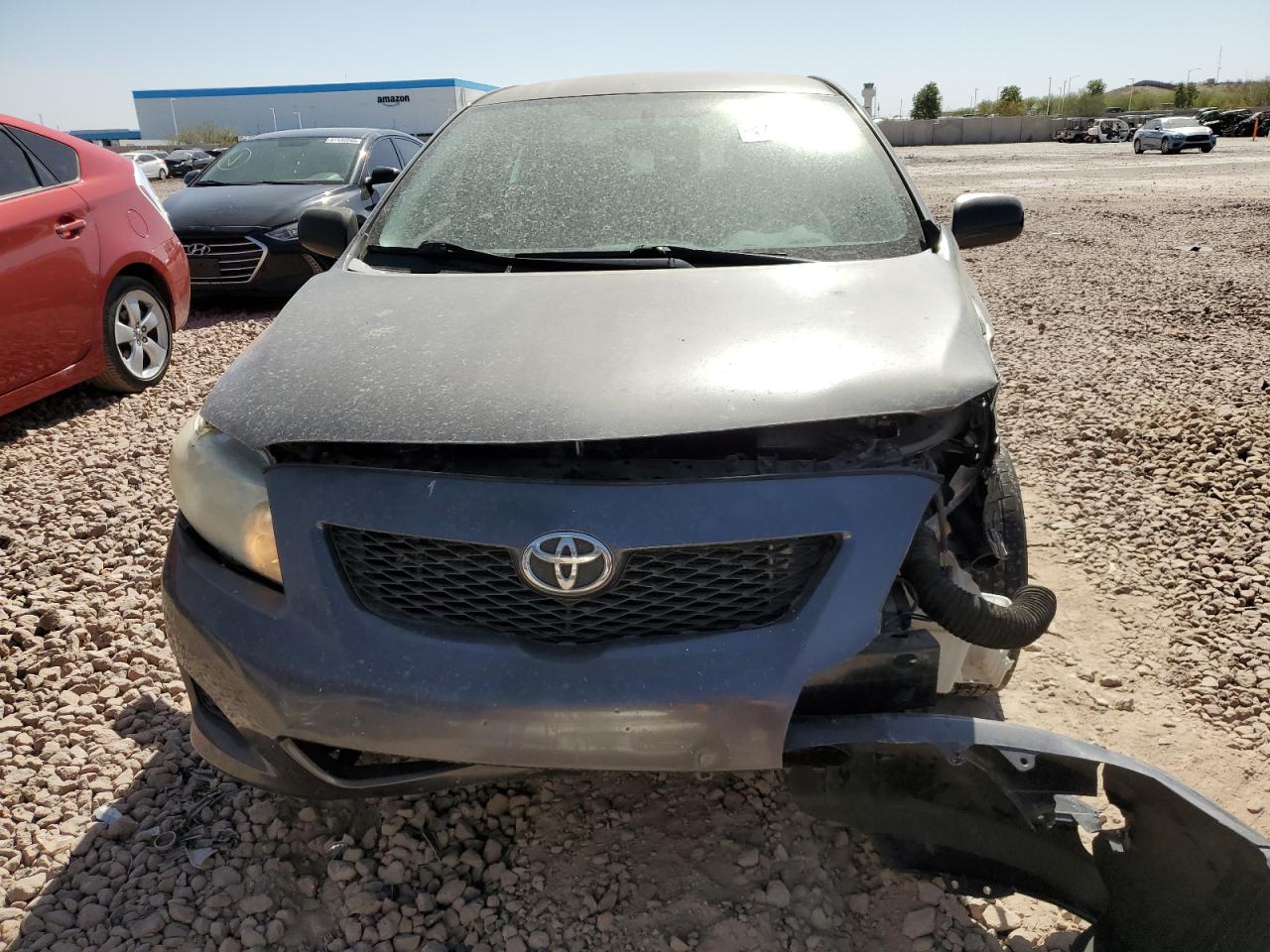 2010 Toyota Corolla VIN JTDBU4EEXA9110639 Copart auction photo, front end damage thumbnail 5