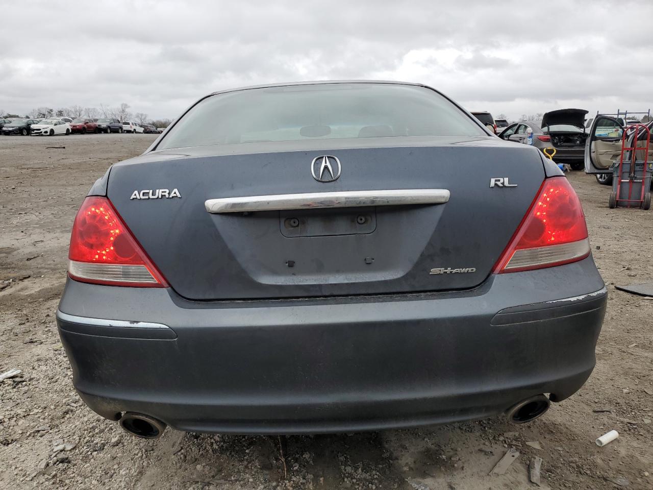 2008 Acura RL VIN JH4KB16608C002280 Copart auction photo, front end damage thumbnail 6