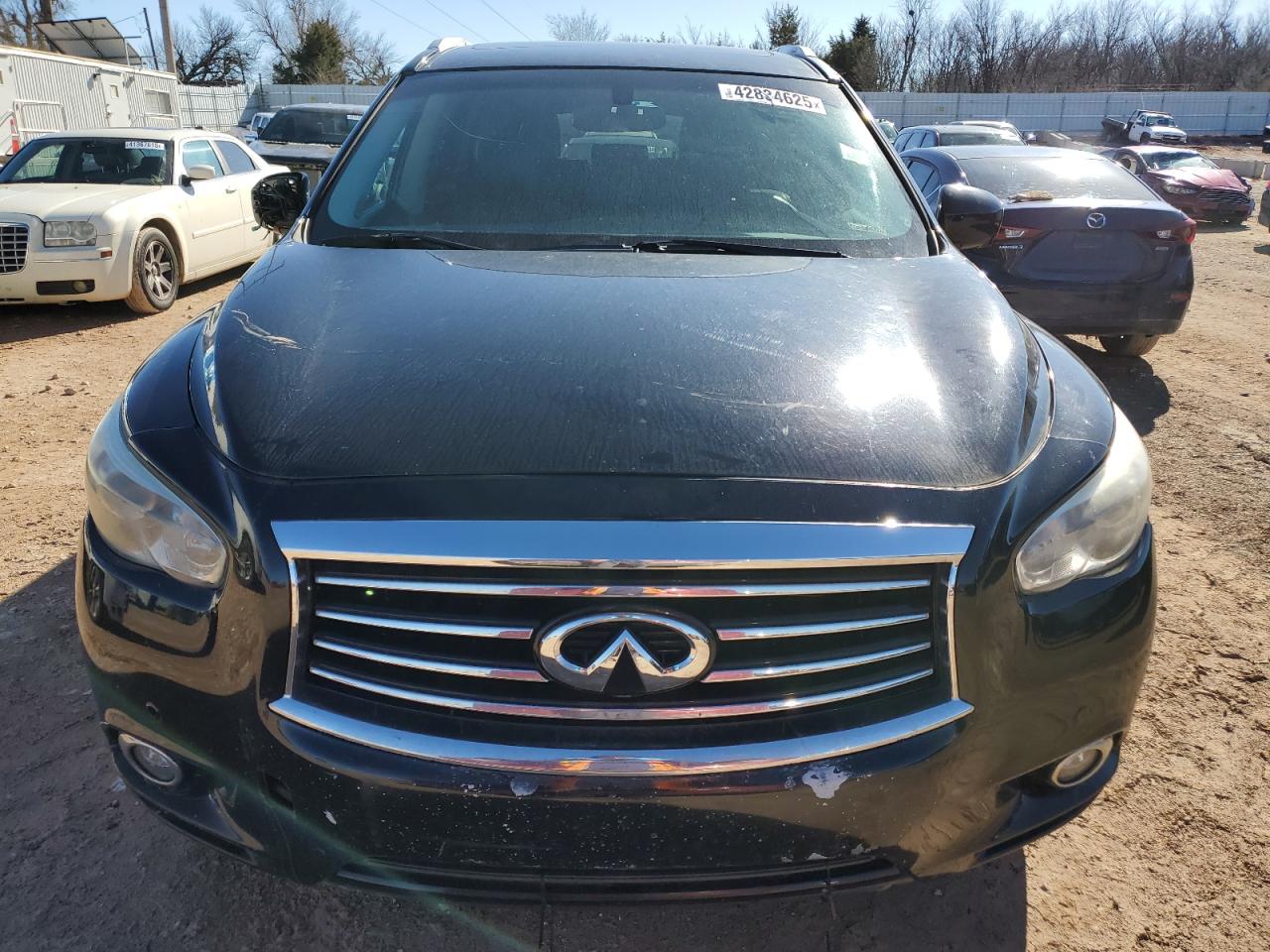 2013 Infiniti JX VIN 5N1AL0MN0DC302406 Copart auction photo, hail / minor dent/scratches damage thumbnail 5