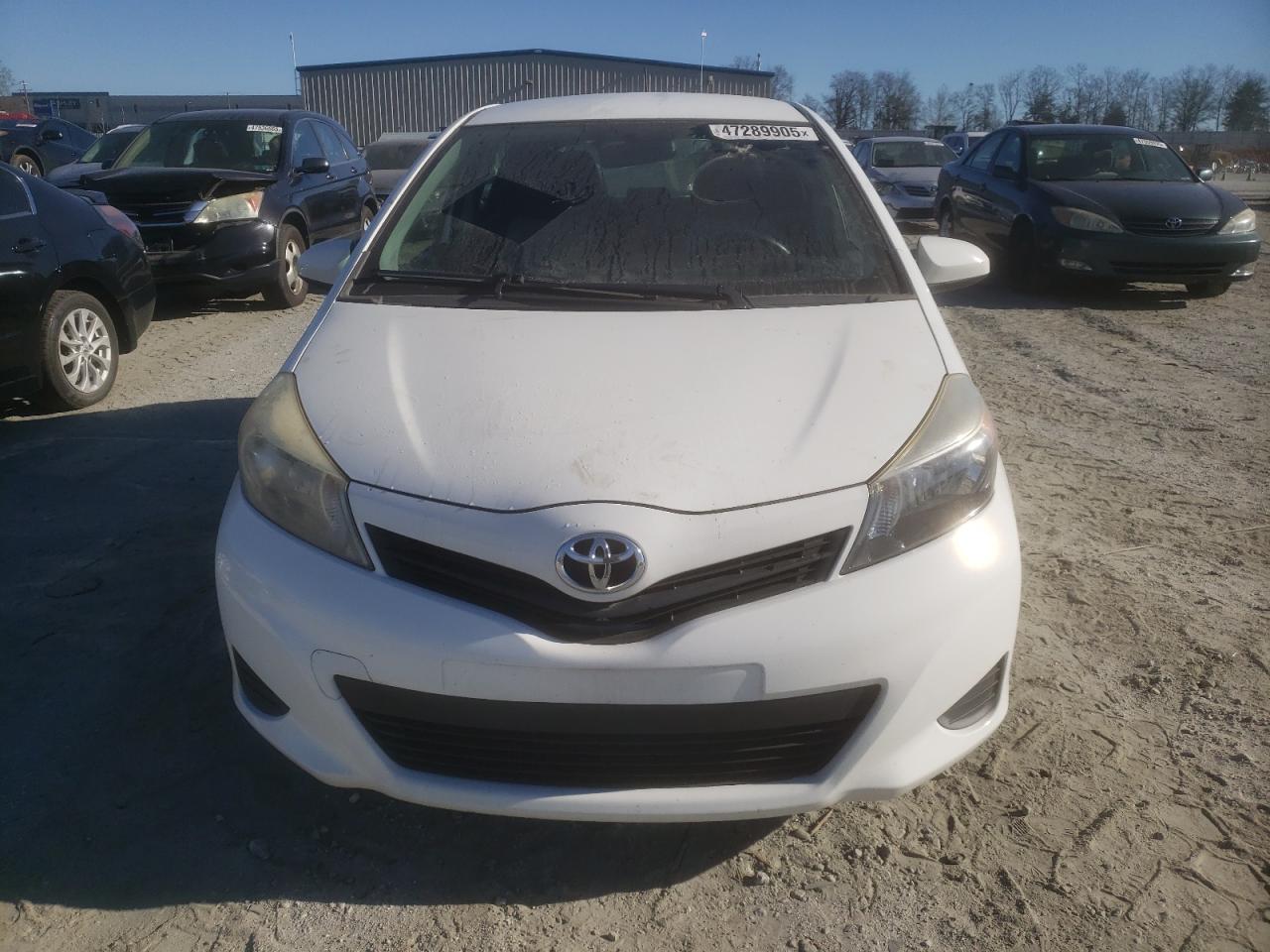 2013 Toyota Yaris VIN JTDKTUD32DD547796 Copart auction photo, rear end / minor dent/scratches damage thumbnail 5