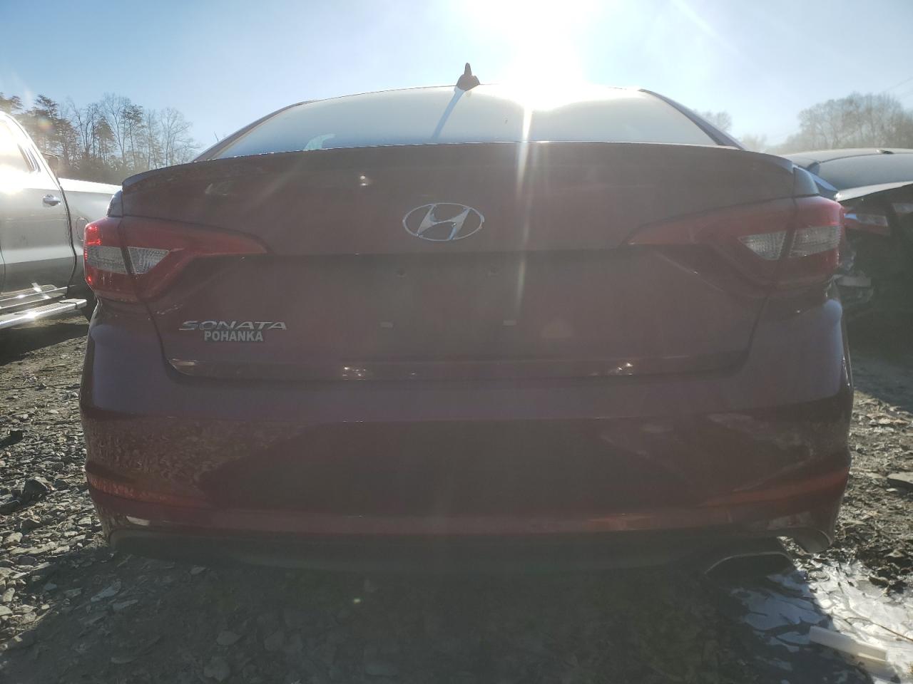 2015 Hyundai Sonata VIN 5NPE24AF1FH146008 Copart auction photo, front end damage thumbnail 6