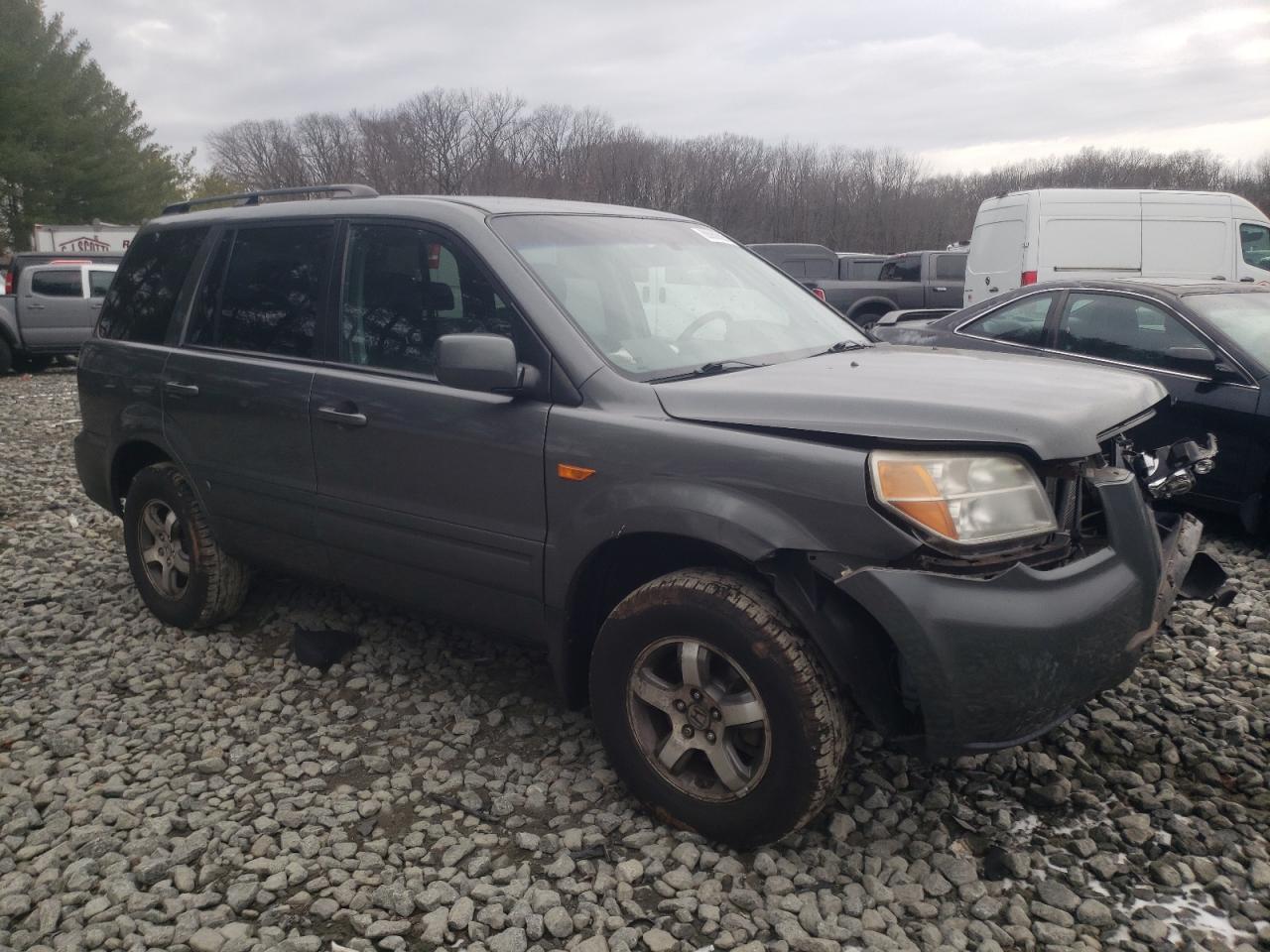 2008 Honda Pilot VIN 5FNYF18598B018453 Copart auction photo, front end damage thumbnail 4