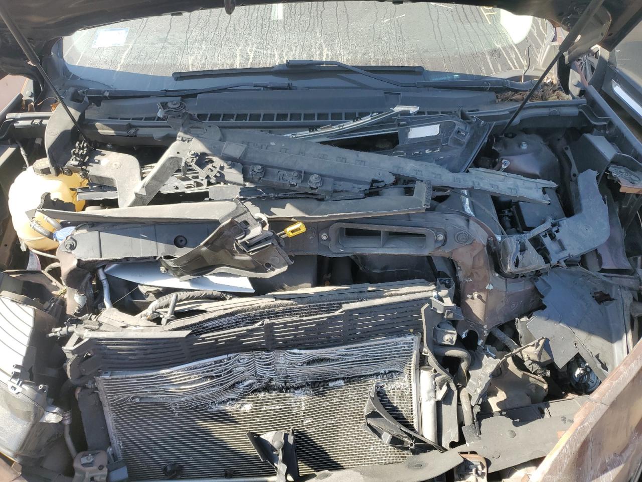 2017 Ford Edge VIN 2FMPK4J85HBB19317 Copart auction photo, front end / side damage thumbnail 11