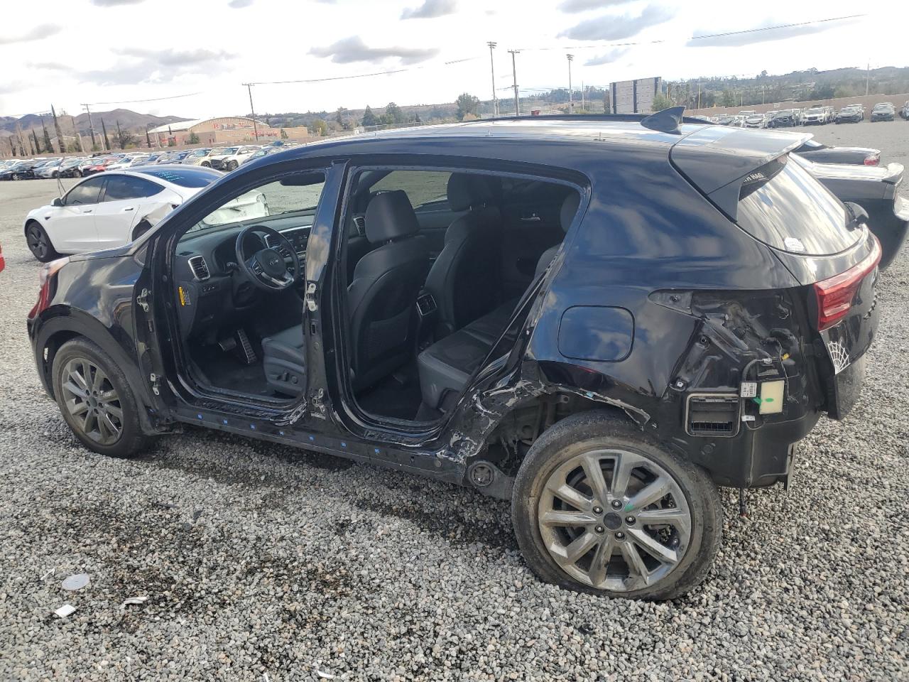 2022 KIA Sportage VIN KNDP63AC4N7997395 Copart auction photo, rear end / side damage thumbnail 2