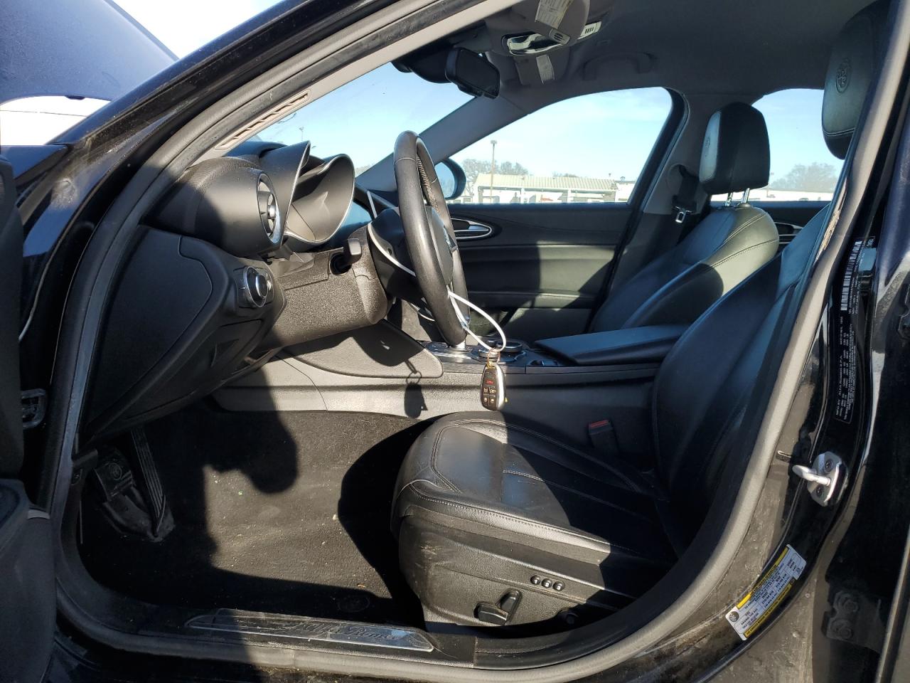 2019 Alfa Romeo Giulia VIN ZARFAMAN4K7605244 Copart auction photo, front end damage thumbnail 7