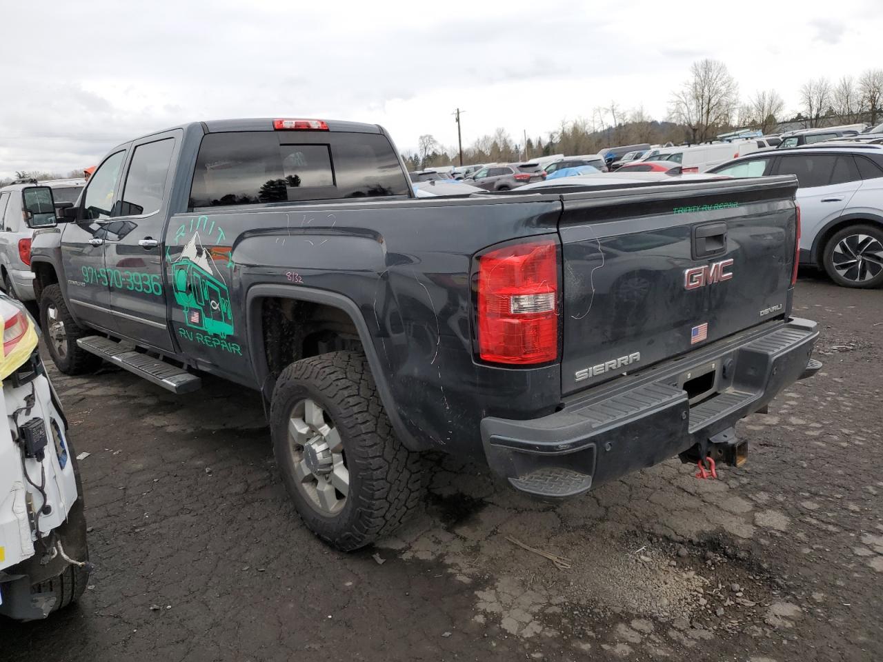 2019 GMC Sierra VIN 1GT42WEY2KF249008 Copart auction photo, front end damage thumbnail 2