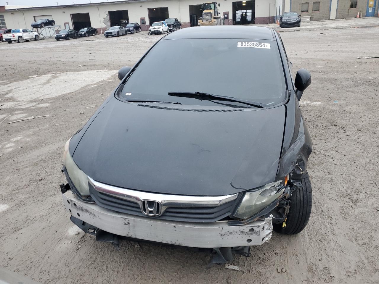 2012 Honda Civic VIN 19XFB2F55CE014748 Copart auction photo, rear end / front end damage thumbnail 5