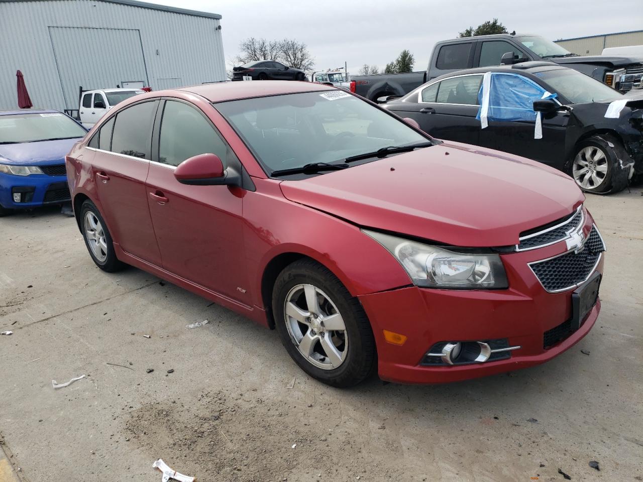 2014 Chevrolet Cruze VIN 1G1PC5SB5E7283763 Copart auction photo, front end damage thumbnail 4
