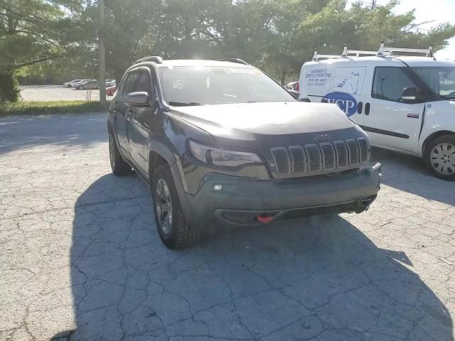 2019 Jeep Cherokee VIN 1C4PJMBX0KD284268 Copart auction photo, front end / rear end damage thumbnail 12