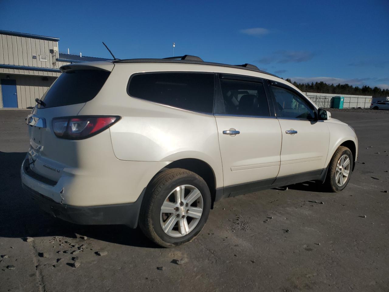 2014 Chevrolet Traverse VIN 1GNKRHKD1EJ213349 Copart auction photo, rear end / mechanical damage thumbnail 3