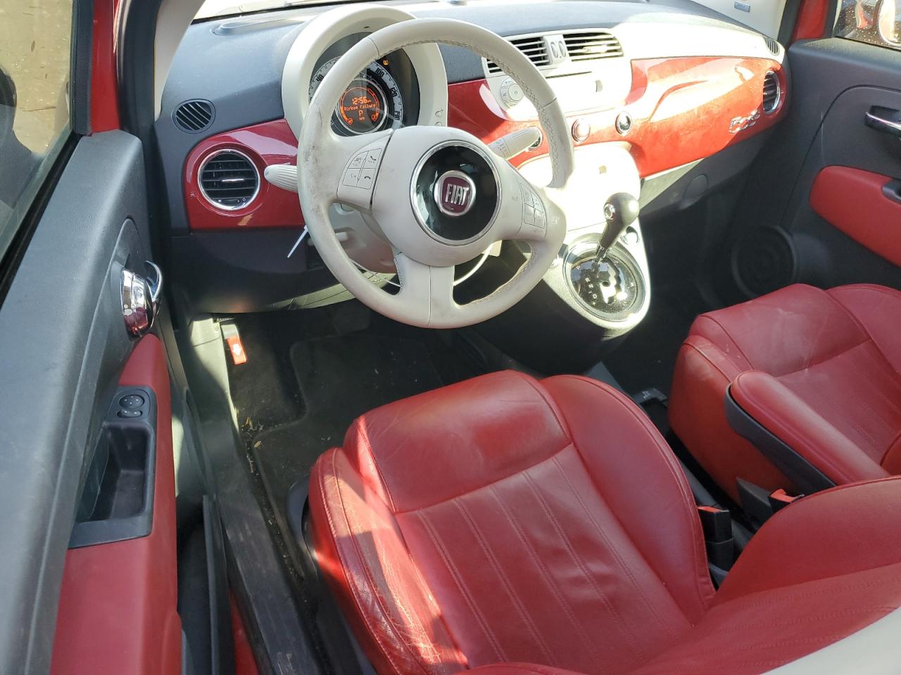 2012 Fiat 500 VIN 3C3CFFER7CT164931 Copart auction photo, all over damage thumbnail 8