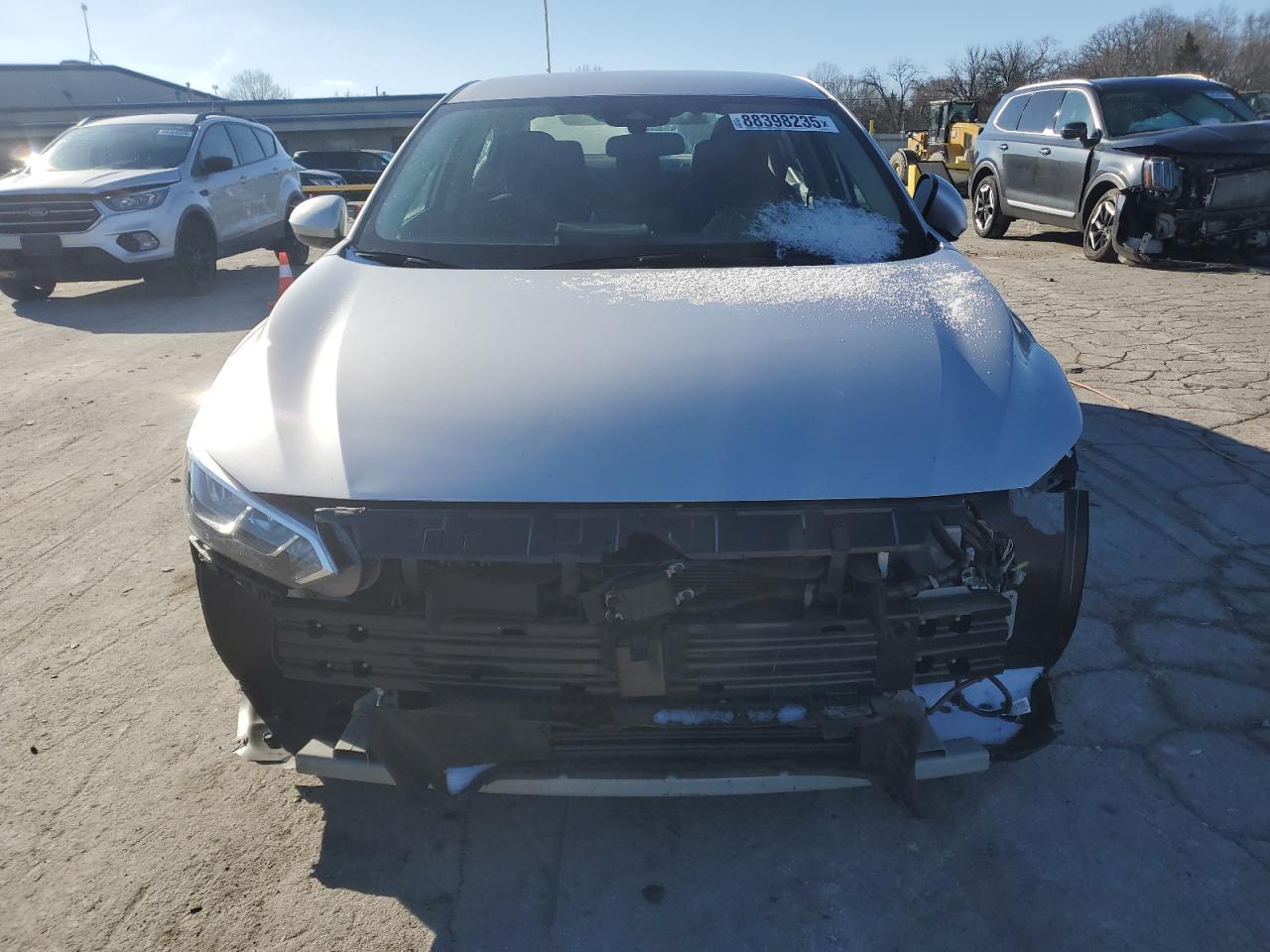 2022 Nissan Sentra VIN 3N1AB8CVXNY238037 Copart auction photo, front end / side damage thumbnail 5
