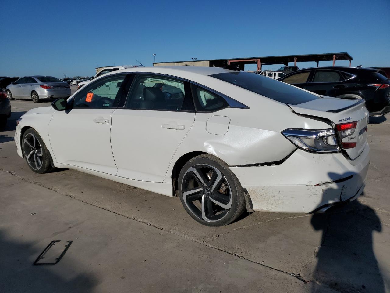 2022 Honda Accord VIN 1HGCV1F4XNA113150 Copart auction photo, rear end / front end damage thumbnail 2