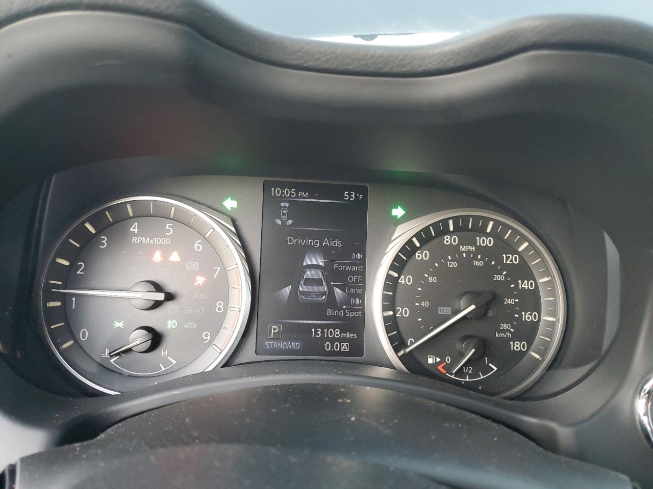 2021 Infiniti Q50 VIN JN1EV7BR5MM754265 Copart auction photo, vandalism damage thumbnail 9