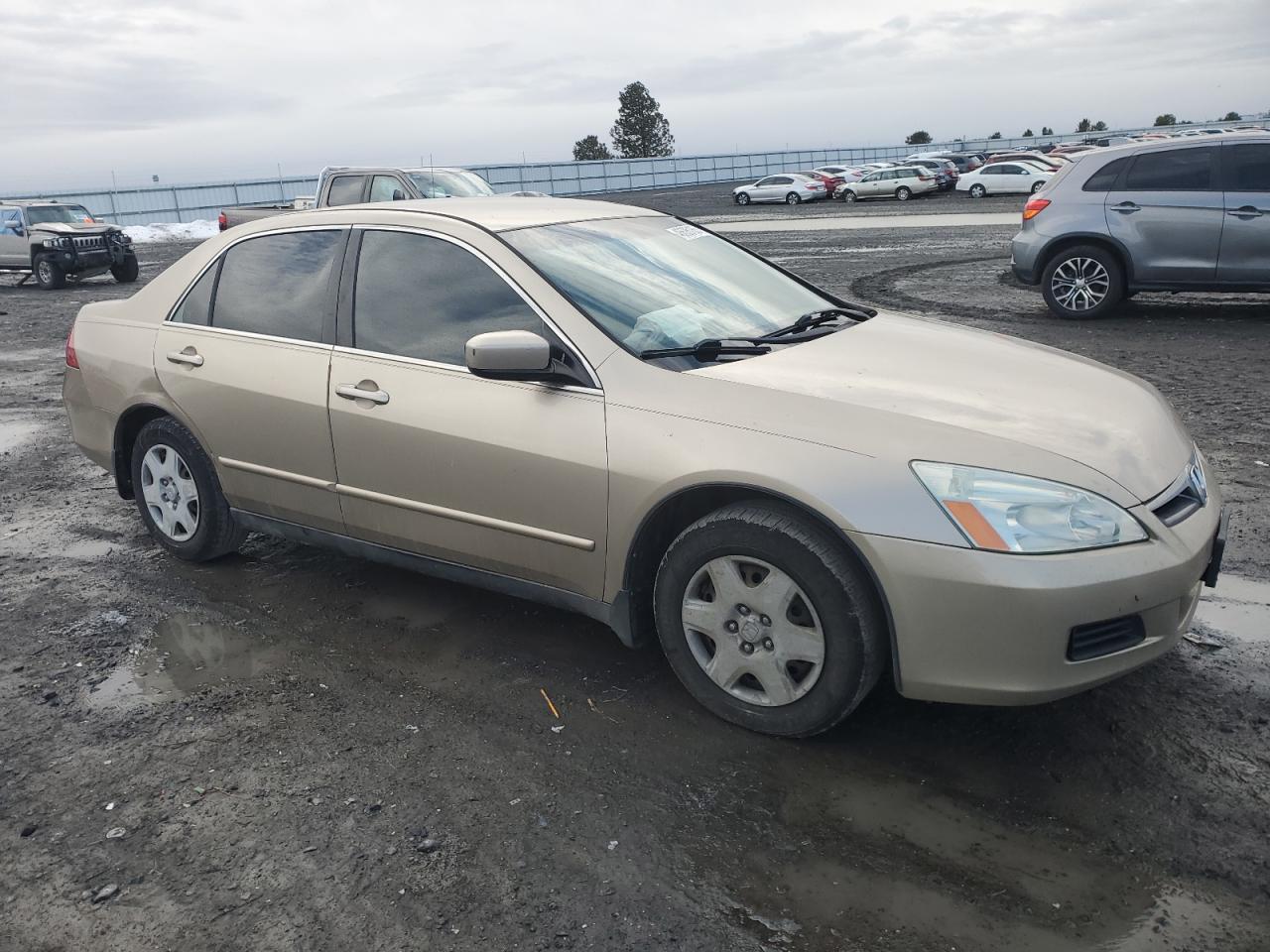 2006 Honda Accord VIN 1HGCM55496A062687 Copart auction photo, front end / side damage thumbnail 4