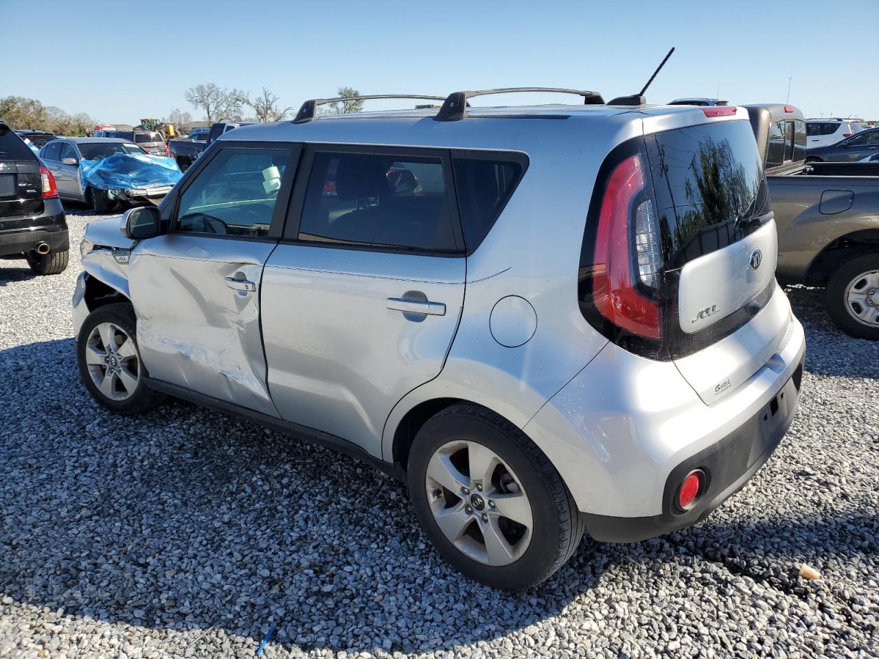 2019 KIA Soul VIN KNDJN2A2XK7678413 Copart auction photo, front end / side damage thumbnail 2