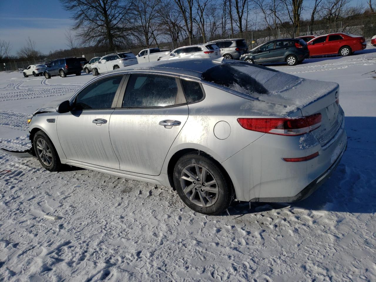 2019 KIA Optima VIN 5XXGT4L38KG285048 Copart auction photo, front end damage thumbnail 2