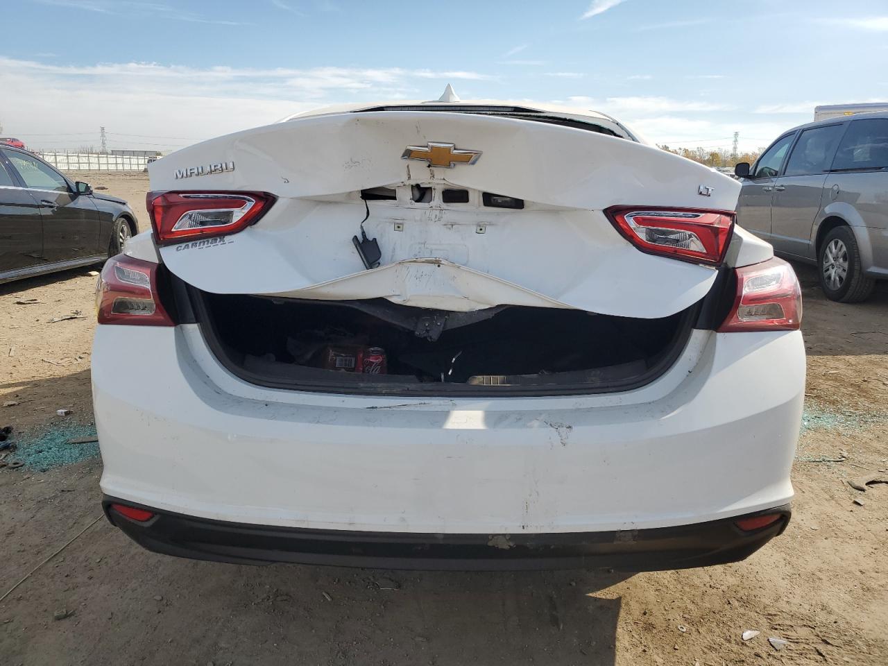 2022 Chevrolet Malibu VIN 1G1ZD5ST7NF113358 Copart auction photo, front end / rear end damage thumbnail 6