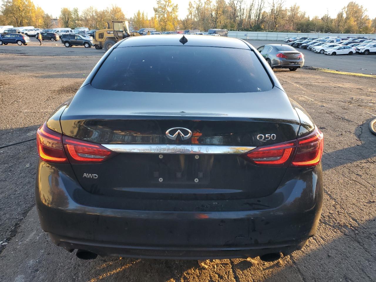 2018 Infiniti Q50 VIN JN1EV7AR4JM444024 Copart auction photo, front end damage thumbnail 6