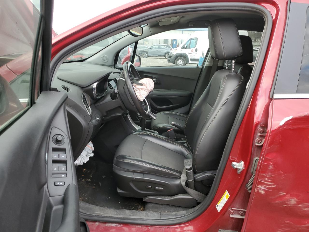 2020 Chevrolet Trax VIN 3GNCJPSB7LL192274 Copart auction photo, front end / undercarriage damage thumbnail 7