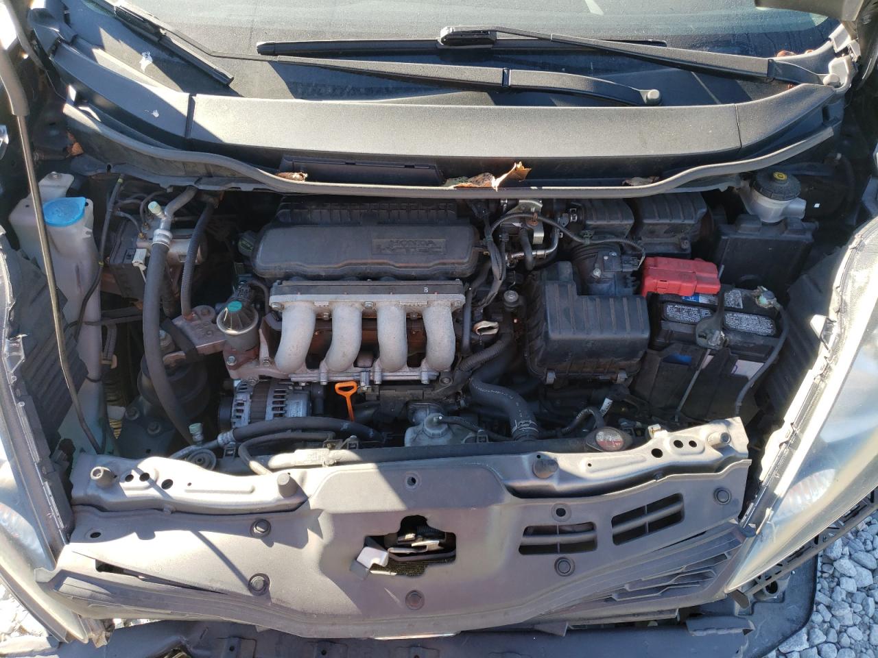 2013 Honda Fit VIN JHMGE8H54DC029230 Copart auction photo, front end damage thumbnail 11