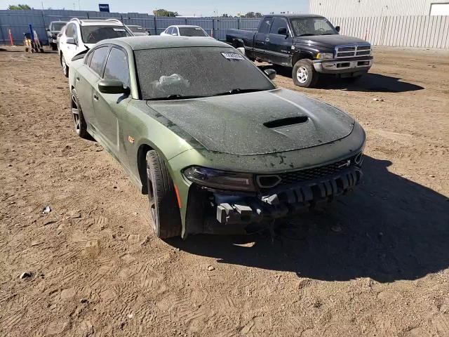 2021 Dodge Charger VIN 2C3CDXGJ4MH595286 Copart auction photo, front end / undercarriage damage thumbnail 11