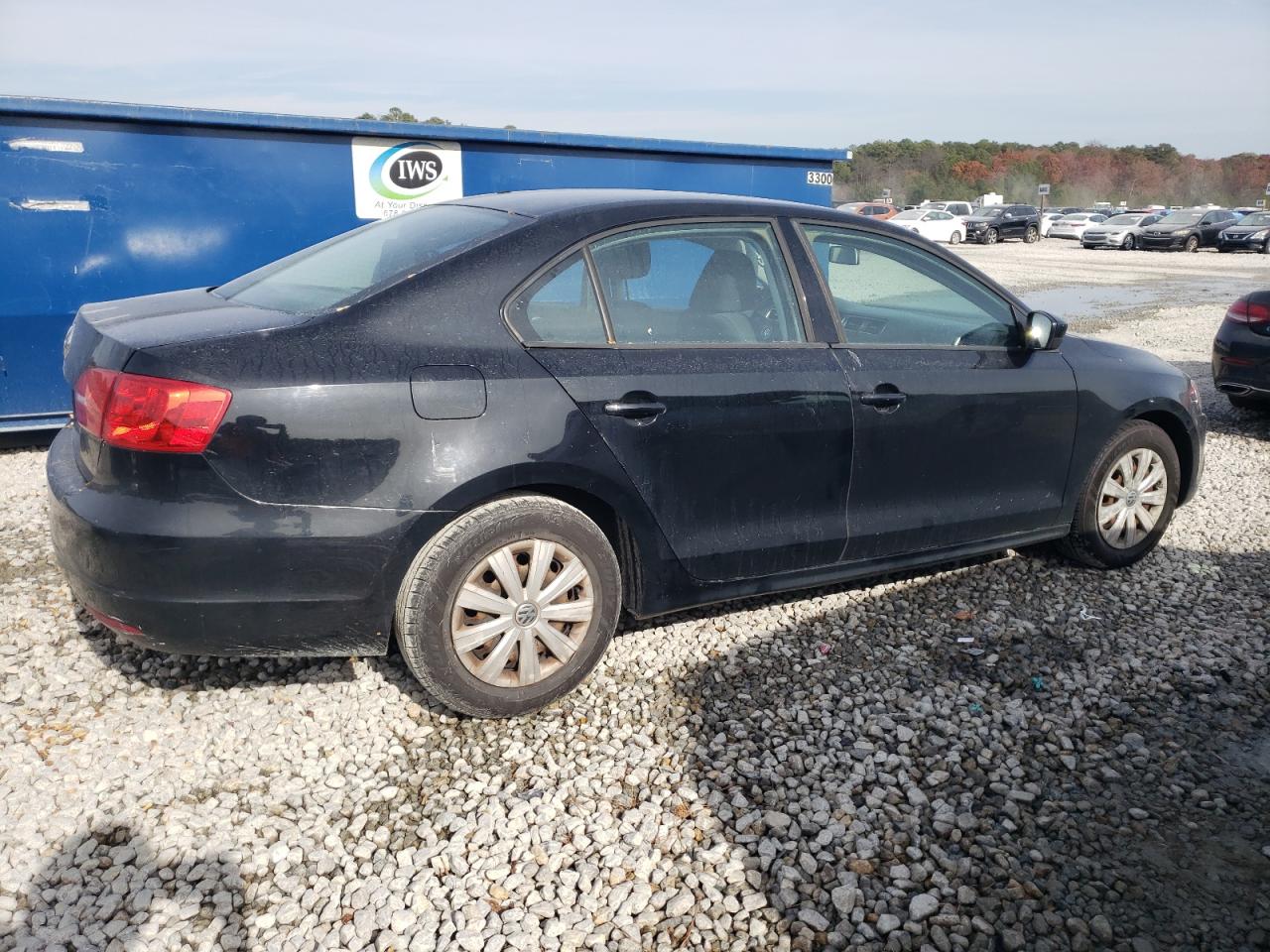 2014 Volkswagen Jetta VIN 3VW2K7AJ3EM323401 Copart auction photo, normal wear damage thumbnail 3
