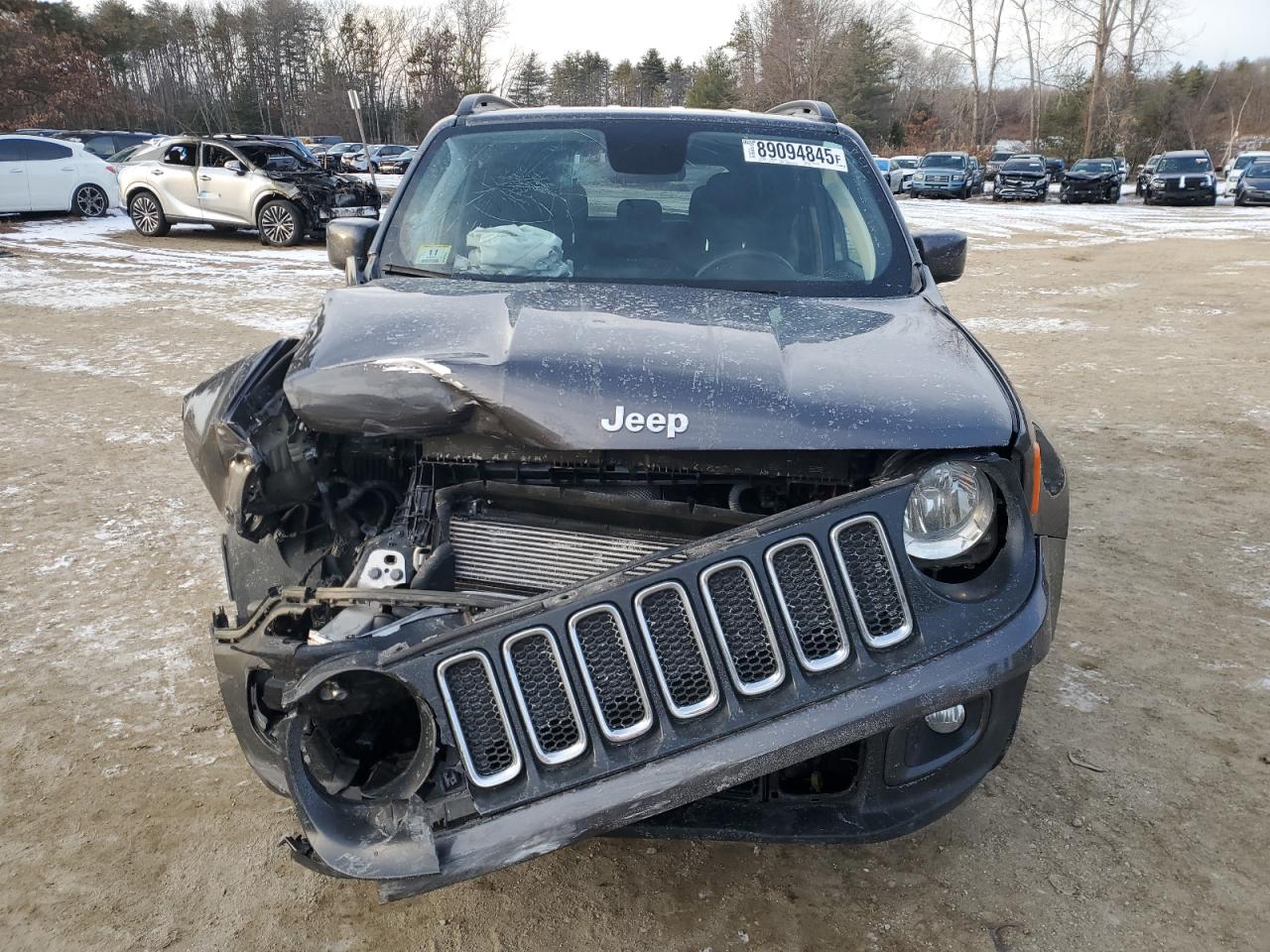 2018 Jeep Renegade VIN ZACCJBBB1JPJ09161 Copart auction photo, front end damage thumbnail 5