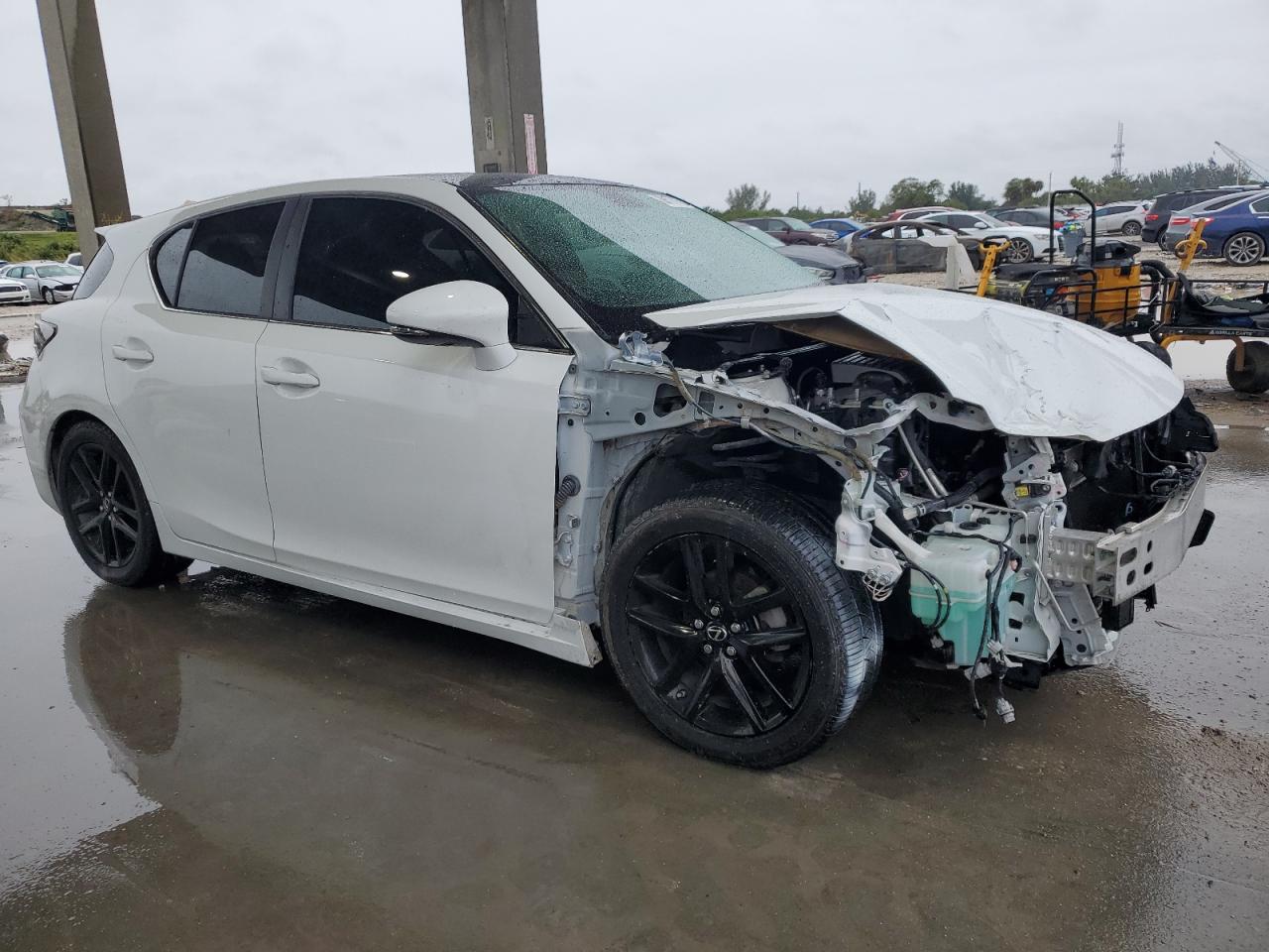 2017 Lexus CT VIN JTHKD5BH3H2293520 Copart auction photo, front end damage thumbnail 4