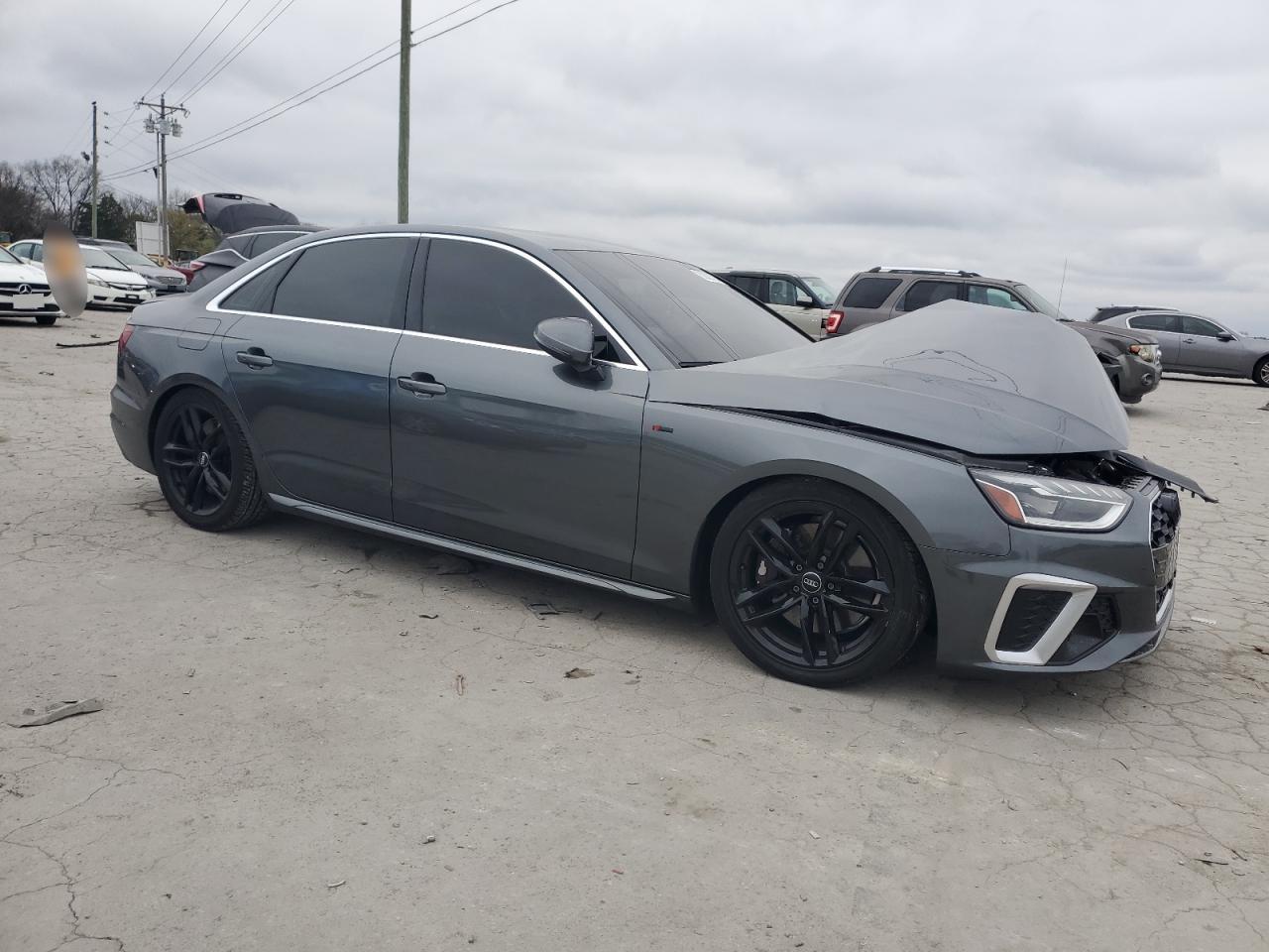 2020 Audi A4 VIN WAUENAF45LN010437 Copart auction photo, front end damage thumbnail 4