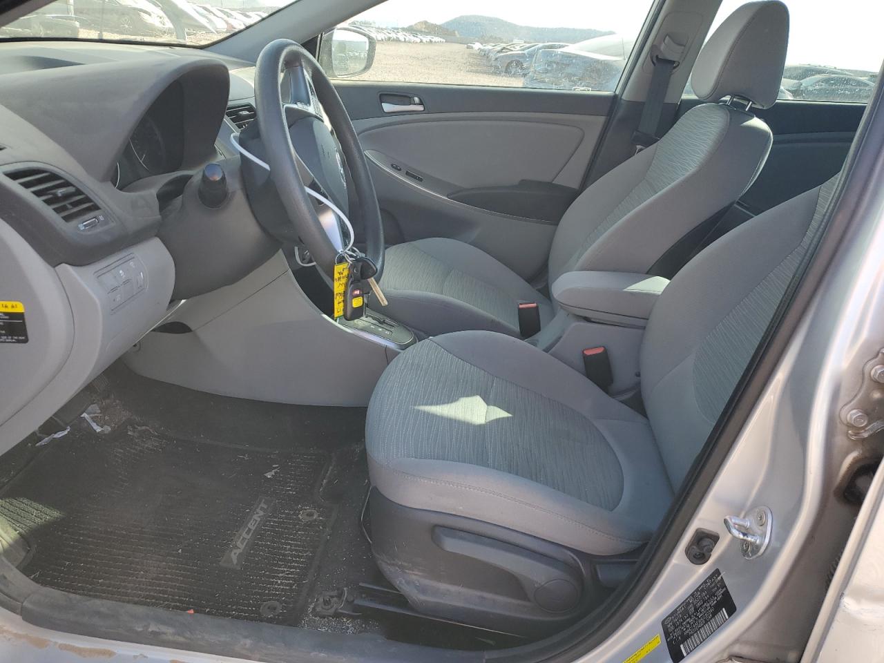 2017 Hyundai Accent VIN KMHCT4AE9HU250360 Copart auction photo, side damage thumbnail 7