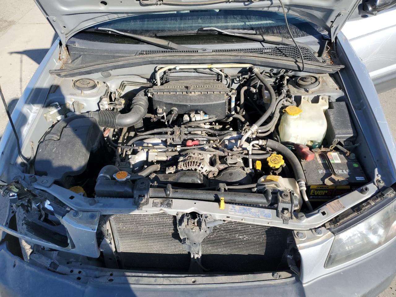 2003 Subaru Forester VIN JF1SG63653H771119 Copart auction photo, rollover damage thumbnail 11