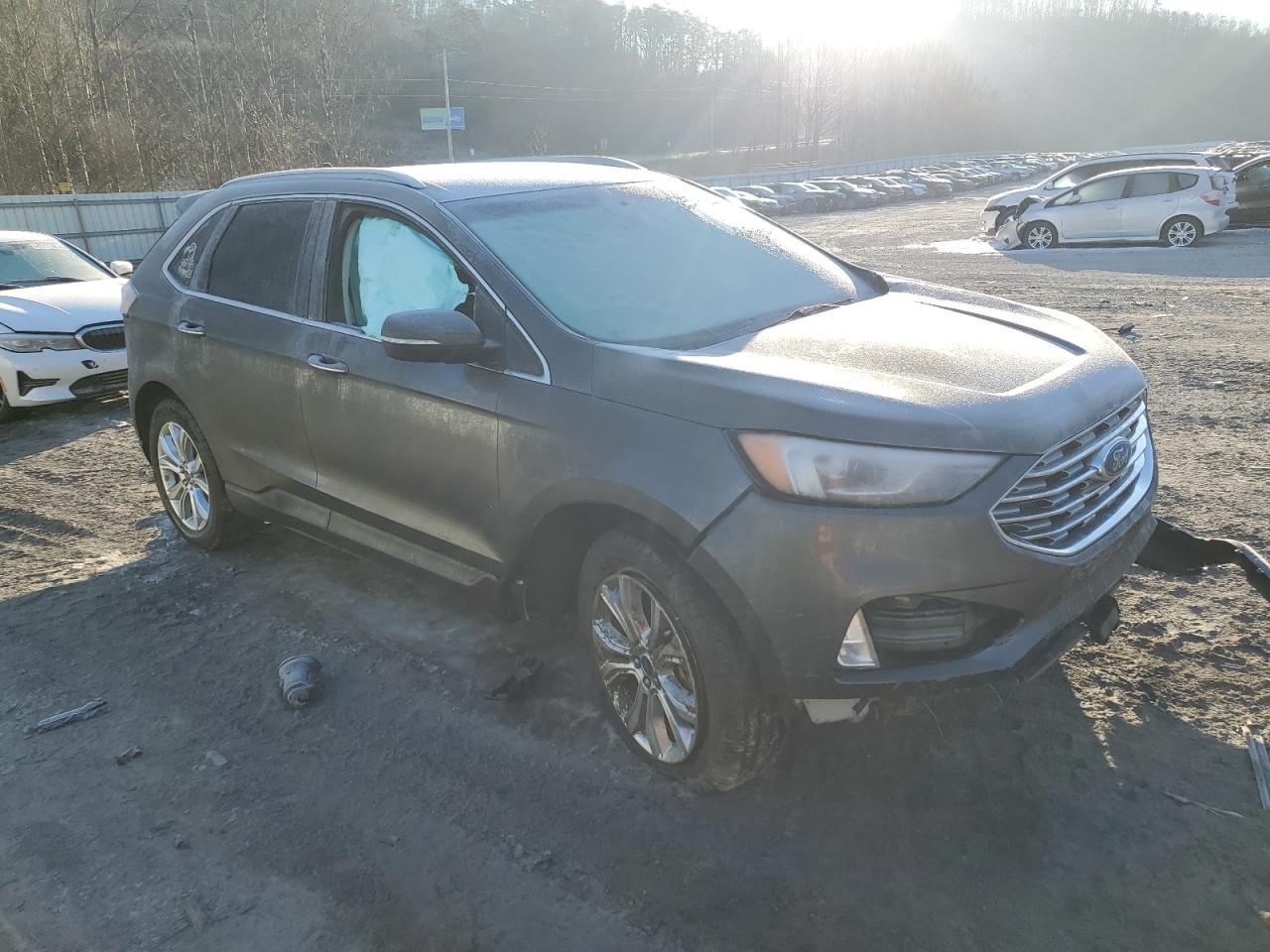2020 Ford Edge VIN 2FMPK4K94LBA74998 Copart auction photo, rollover damage thumbnail 4