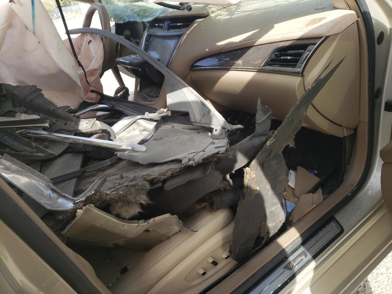2015 Cadillac CTS VIN 1G6AT5SXXF0142807 Copart auction photo, rollover damage thumbnail 8