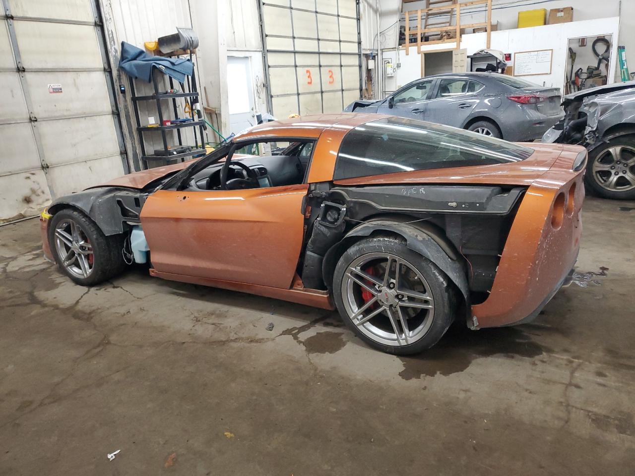 2007 Chevrolet Corvette VIN 1G1YY26E275127106 Copart auction photo, front end / rear end damage thumbnail 2