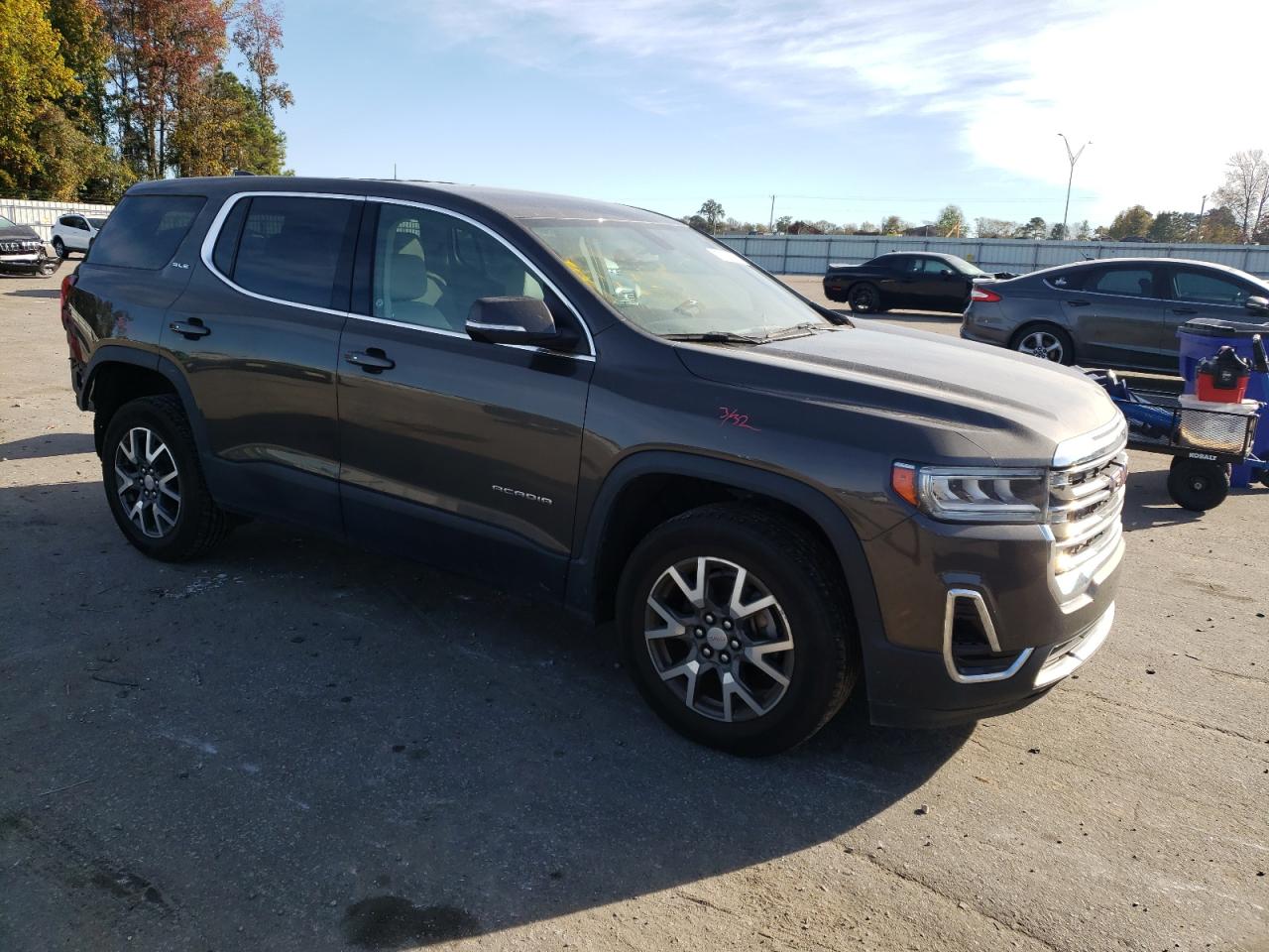 2020 GMC Acadia VIN 1GKKNKLA3LZ189905 Copart auction photo, rear end damage thumbnail 4