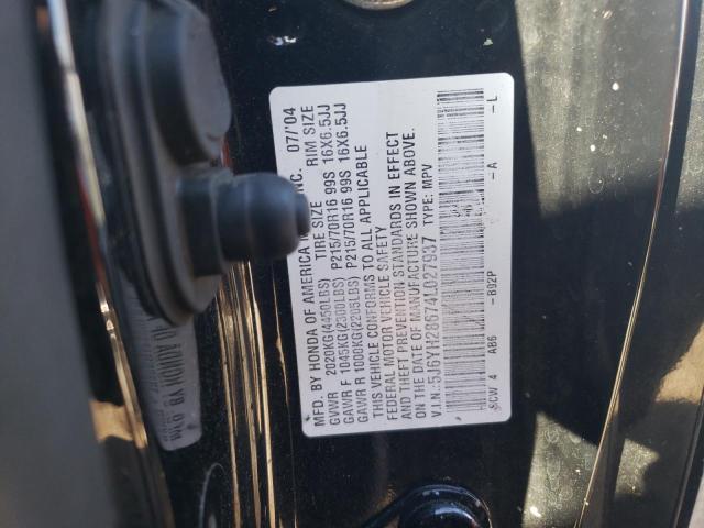 2004 Honda Element VIN 5J6YH28674L027937 Copart auction photo, front end / minor dent/scratches damage thumbnail 13