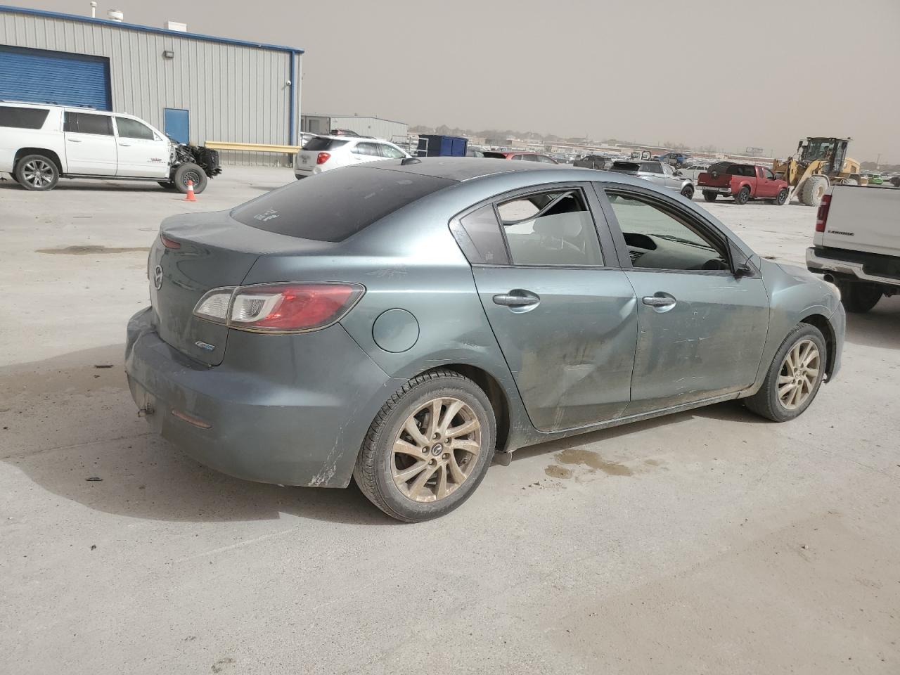 2012 Mazda 3 VIN JM1BL1W84C1542378 Copart auction photo, vandalism / side damage thumbnail 3