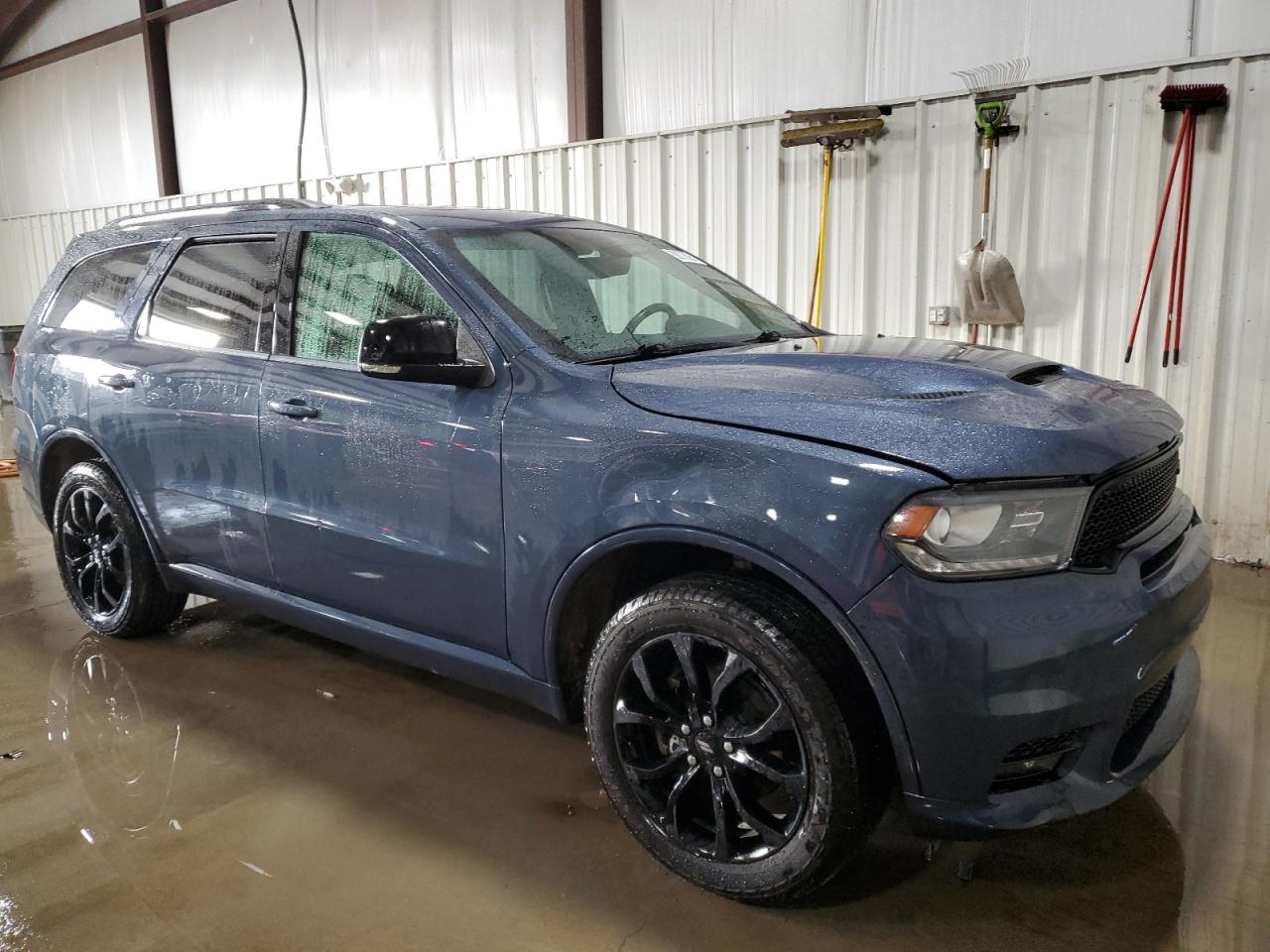 2020 Dodge Durango VIN 1C4RDJDGXLC146658 Copart auction photo, side / front end damage thumbnail 4