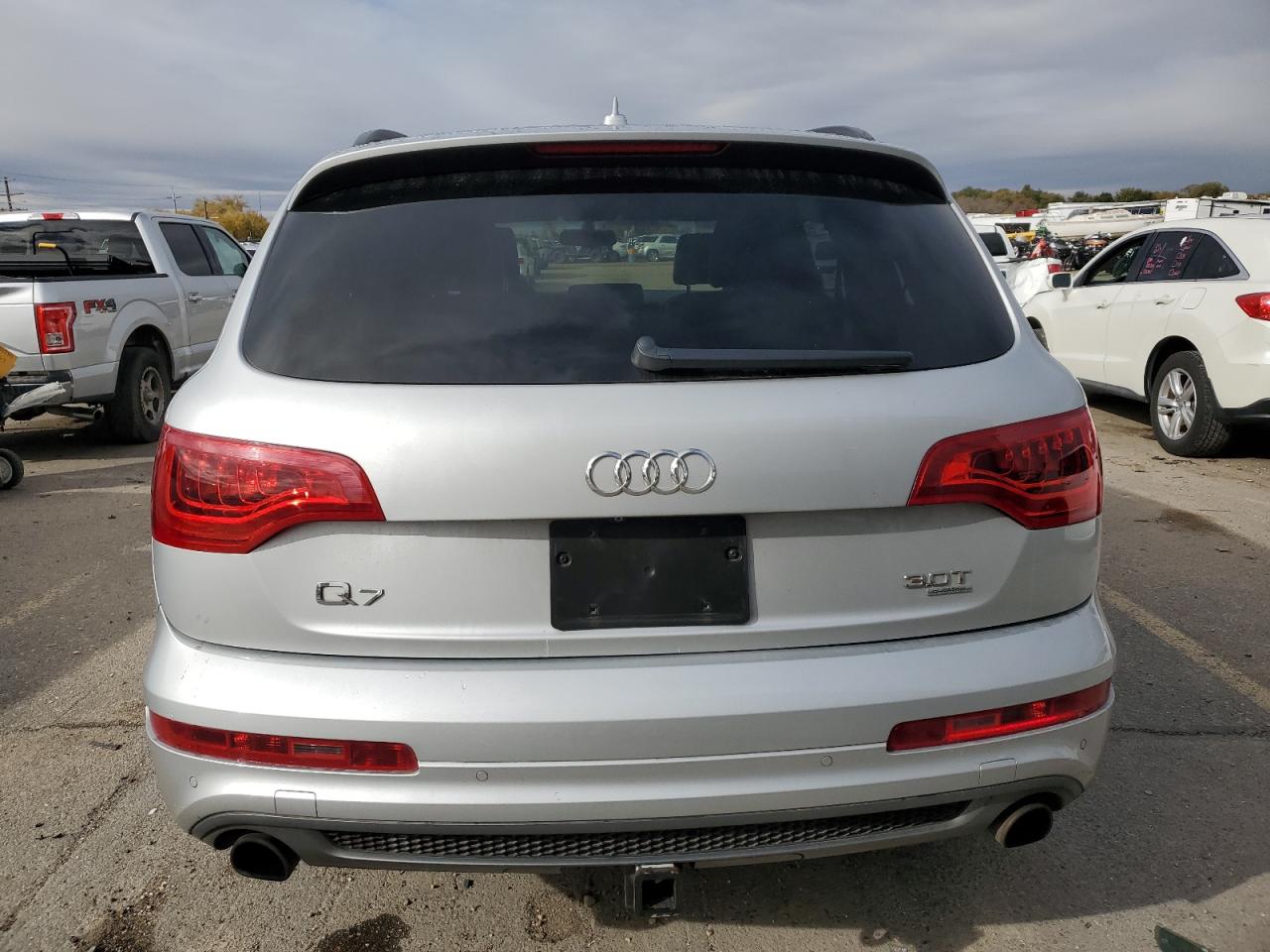 2014 Audi Q7 VIN WA1DGBFE9ED004764 Copart auction photo, side damage thumbnail 6