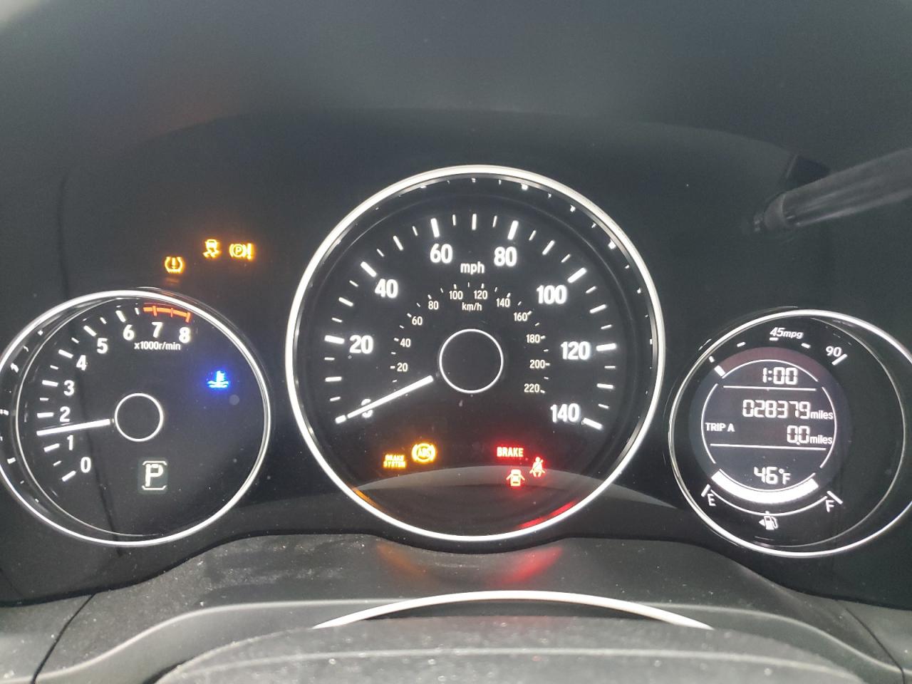 2020 Honda HR-V VIN 3CZRU6H38LM719263 Copart auction photo, rear end / minor dent/scratches damage thumbnail 9