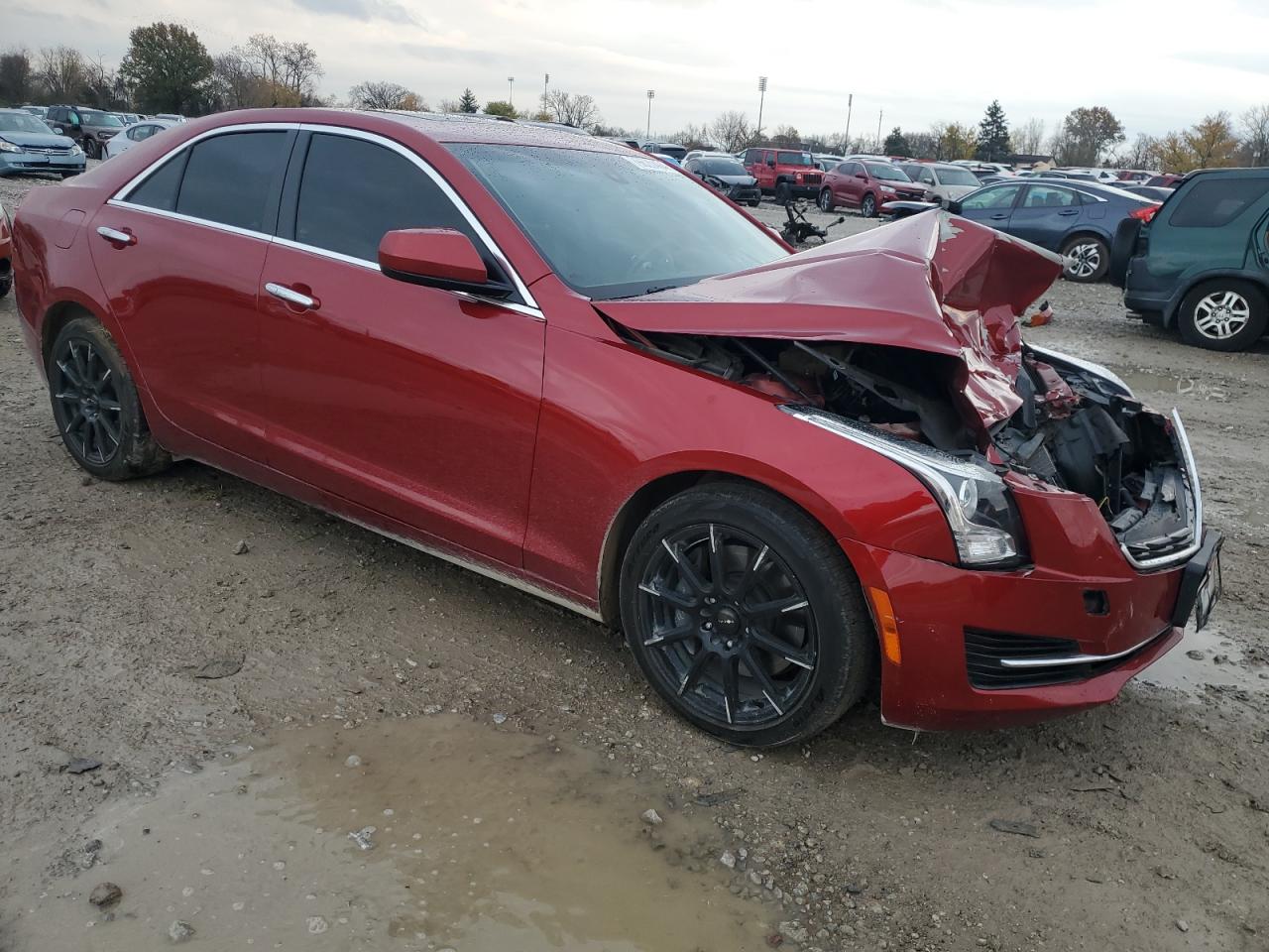 2016 Cadillac ATS VIN 1G6AG5RX9G0147234 Copart auction photo, front end damage thumbnail 4