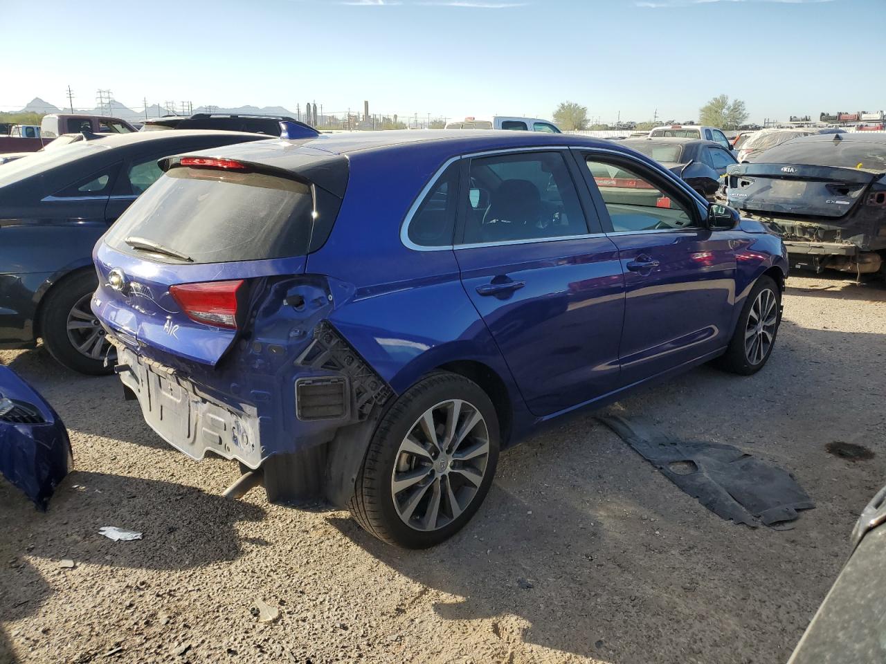 2020 Hyundai Elantra VIN KMHH35LE3LU146593 Copart auction photo, front end / rear end damage thumbnail 3