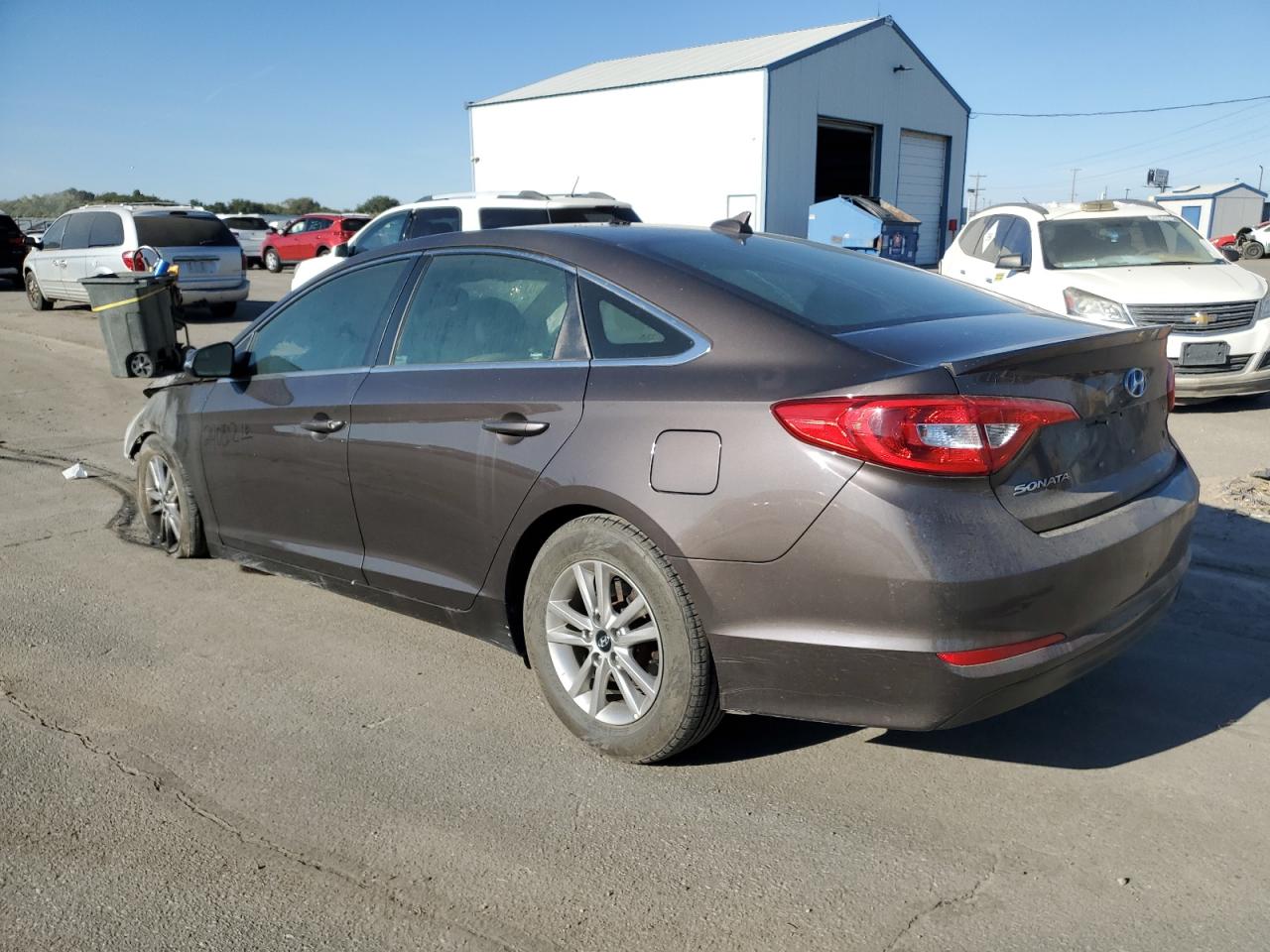 2016 Hyundai Sonata VIN 5NPE24AA6GH415139 Copart auction photo, burn - engine / burn - interior damage thumbnail 2