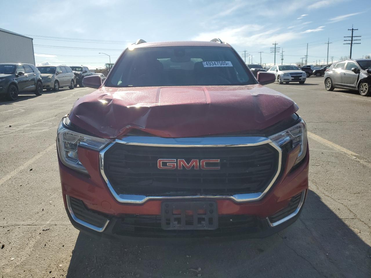 2022 GMC Terrain VIN 3GKALTEV3NL177061 Copart auction photo, front end damage thumbnail 5