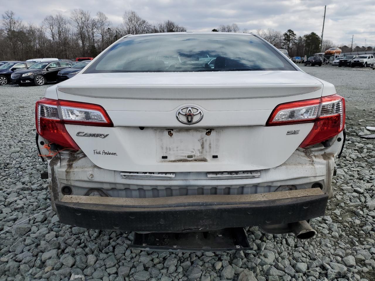 2013 Toyota Camry VIN 4T1BF1FK9DU646234 Copart auction photo, rear end / minor dent/scratches damage thumbnail 6